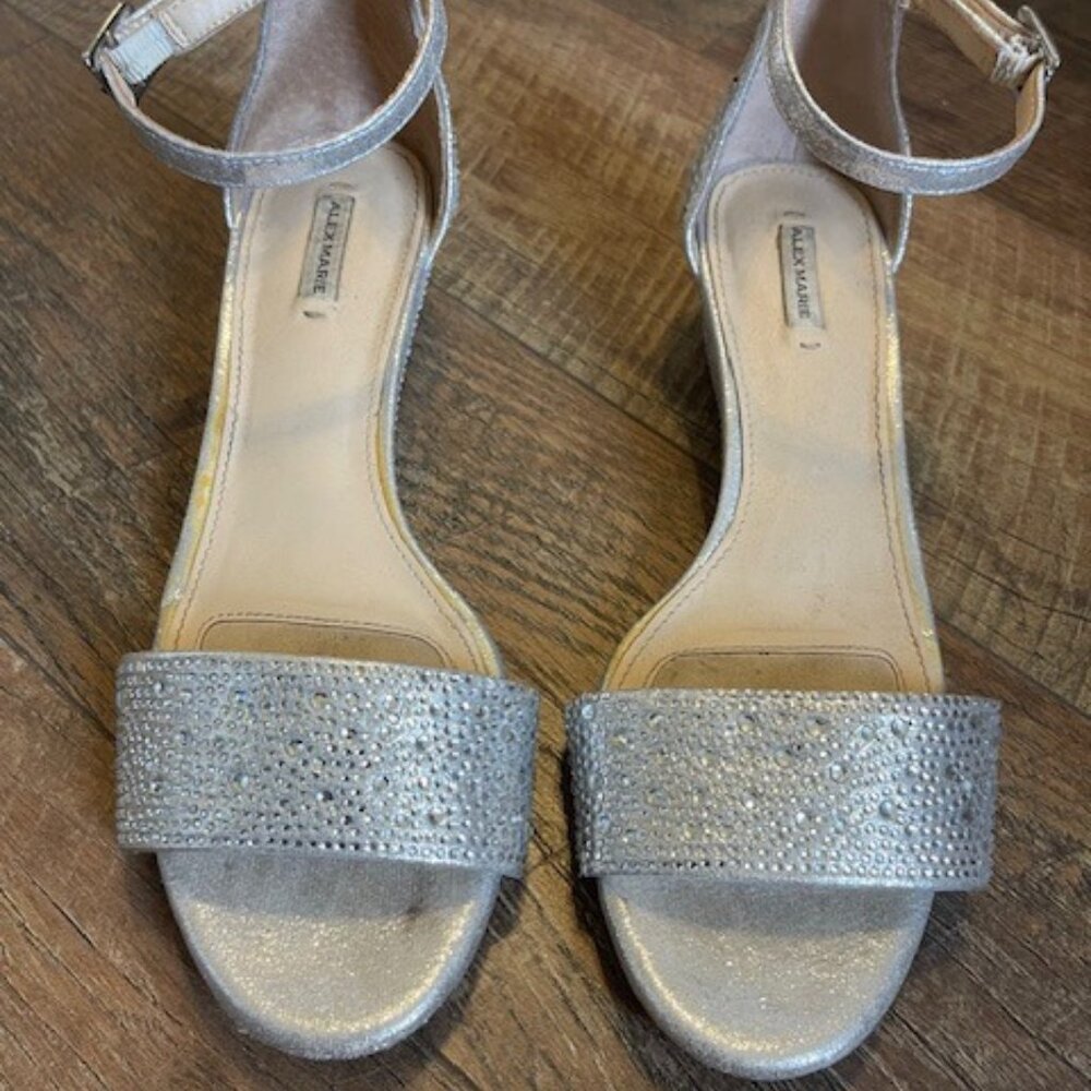 Alex Marie Studded Wedge Sandals